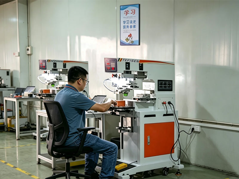  Leather Hot Stamping & Pad Printing Combo Machine TEFISEN